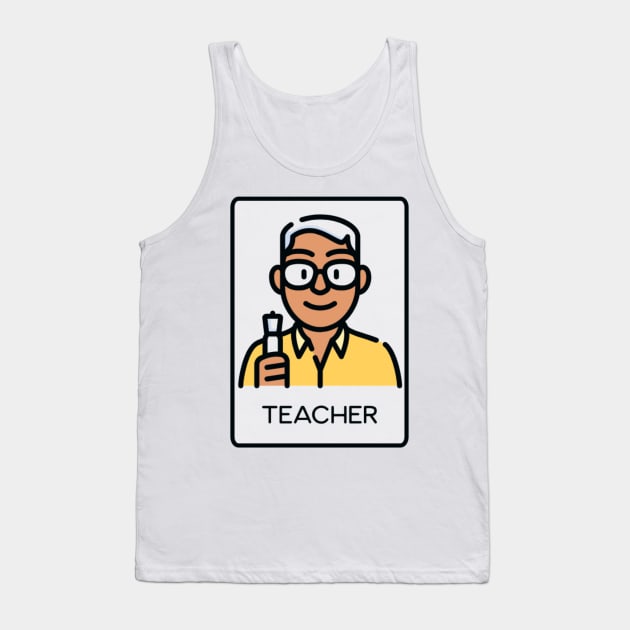 teacher Tank Top by fajarbaru